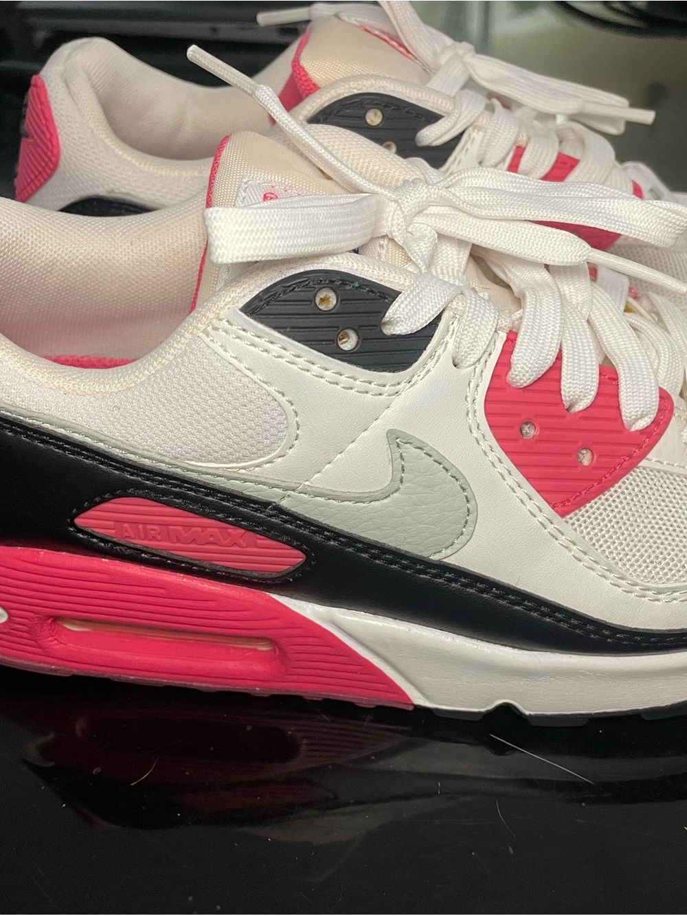 Nike Air Max Women's White, Pink & Black Sneakers